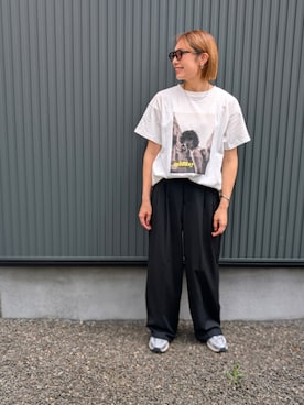 「モノートーン」｜りやんさん（レディース・158cm）の夏コーディネート