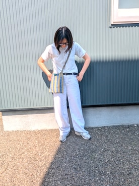 「feepur（フェピュール）のアイテム」を使った、りやんさん（レディース・158cm）の夏コーディネート