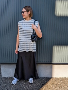 「アイテム（バッグ）」を使った、りやんさん（レディース・158cm・30代）の夏コーディネート