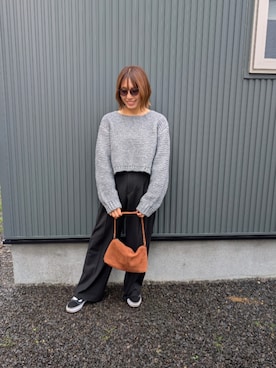 「アイテム（ハンドバッグ）」を使った、りやんさん（レディース・158cm・30代）の秋コーディネート