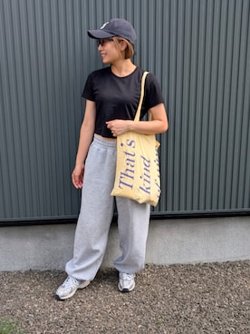 「アイテム（トートバッグ）」を使った、りやんさん（レディース・158cm・30代）の夏コーディネート