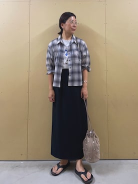 「アイテム（その他シューズ）」を使った、kobayashiさん（レディース・164cm）の夏コーディネート