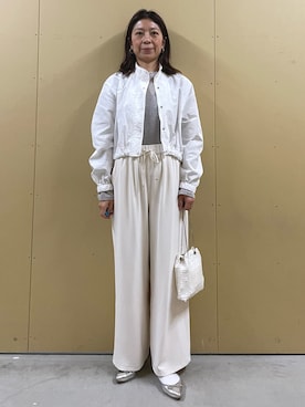「JETEE（ジュテ）のアイテム」を使った、kobayashiさん（レディース・164cm）の春コーディネート