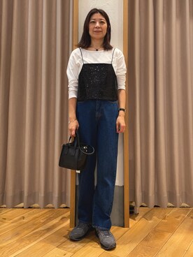 「GEVACO」｜「アイテム（アクセサリー）」を使った、kobayashiさん（レディース・164cm）の冬コーディネート