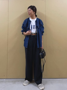 「FREDY&GLOSTER」｜kobayashiさん（レディース・164cm）の夏コーディネート