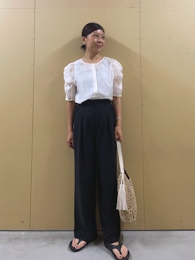 「アイテム（その他シューズ）」を使った、kobayashiさん（レディース・164cm）の夏コーディネート