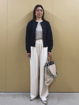 「GEVACO」｜「アイテム（Tシャツ/カットソー）」を使った、kobayashiさん（レディース・164cm）の春コーディネート