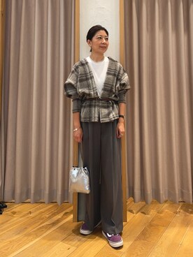 「カーディガンコーデ」｜「アイテム（ブルゾン）」を使った、kobayashiさん（レディース・164cm）の秋コーディネート