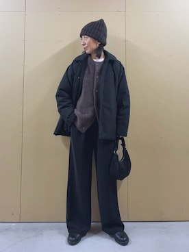「アイテム（ダッフルコート）」を使った、kobayashiさん（レディース・164cm）の冬コーディネート