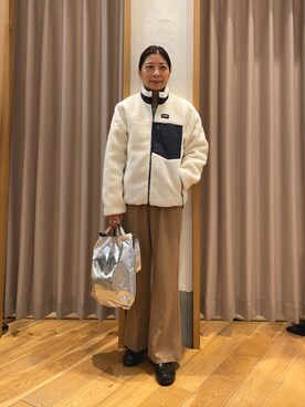 「TAION（タイオン）のアイテム（ブルゾン）」を使った、kobayashiさん（レディース・164cm）の秋コーディネート