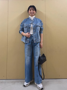 「セットアップ風」｜「アイテム（ジャケット/アウター）」を使った、kobayashiさん（レディース・164cm）の春コーディネート