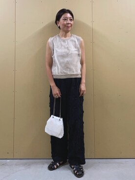 「JETEE（ジュテ）のアイテム」を使った、kobayashiさん（レディース・164cm）の夏コーディネート