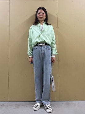 「GEVACO」｜「アイテム（ショルダーバッグ）」を使った、kobayashiさん（レディース・164cm）の冬コーディネート