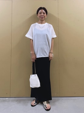 「JETEE（ジュテ）のアイテム」を使った、kobayashiさん（レディース・164cm）の夏コーディネート