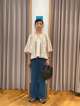 「PANIER（パニエ）のアイテム」を使った、kobayashiさん（レディース・164cm）の夏コーディネート