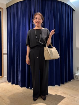 「NOLLEY’S（ノーリーズ）のアイテム（アクセサリー）」を使った、nol  komatsubaraさん（レディース・159cm）の春コーディネート