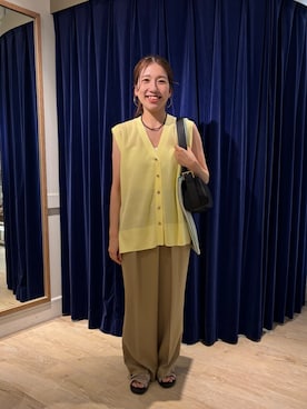 「NOLLEY’S（ノーリーズ）のアイテム（アクセサリー）」を使った、nol  komatsubaraさん（レディース・159cm）の夏コーディネート