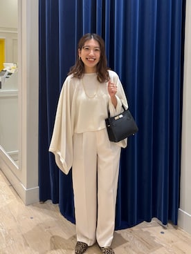 「アイテム（アクセサリー）」を使った、nol  komatsubaraさん（レディース・159cm）の秋コーディネート