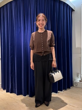 「NOLLEY’S（ノーリーズ）のアイテム」を使った、nol  komatsubaraさん（レディース・159cm）の春コーディネート