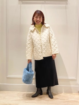 「Traditional Weatherwear」｜「アイテム（ブルゾン）」を使った、nol  komatsubaraさん（レディース・159cm）の秋コーディネート
