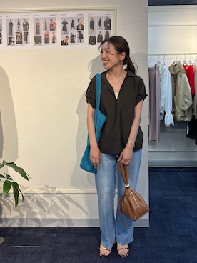 「grace grace （グラスグラス）のアイテム」を使った、nol  komatsubaraさん（レディース・159cm）の夏コーディネート