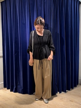 「NOLLEY’S（ノーリーズ）のアイテム」を使った、nol  komatsubaraさん（レディース・159cm）の秋コーディネート