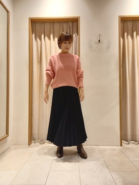 Akkoさん(レディース・154cm)の冬コーディネート