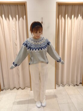 Akkoさん（レディース・154cm）の冬コーディネート