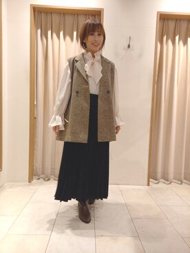 Akkoさん（レディース・154cm）の冬コーディネート