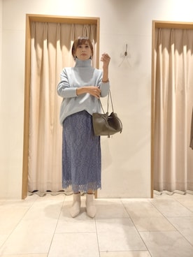 「トータルコーデ」｜Akkoさん（レディース・154cm）の秋コーディネート