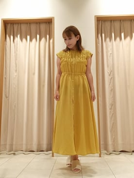 「Te chichi TERRASSE（テチチテラス）のアイテム（ワンピース/ドレス）」を使った、Akkoさん（レディース・154cm）の夏コーディネート