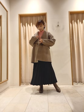 Akkoさん（レディース・154cm）の冬コーディネート