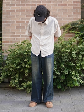 「epnok（エプノック）のアイテム」を使った、しゅんたさん（メンズ・172cm）の夏コーディネート