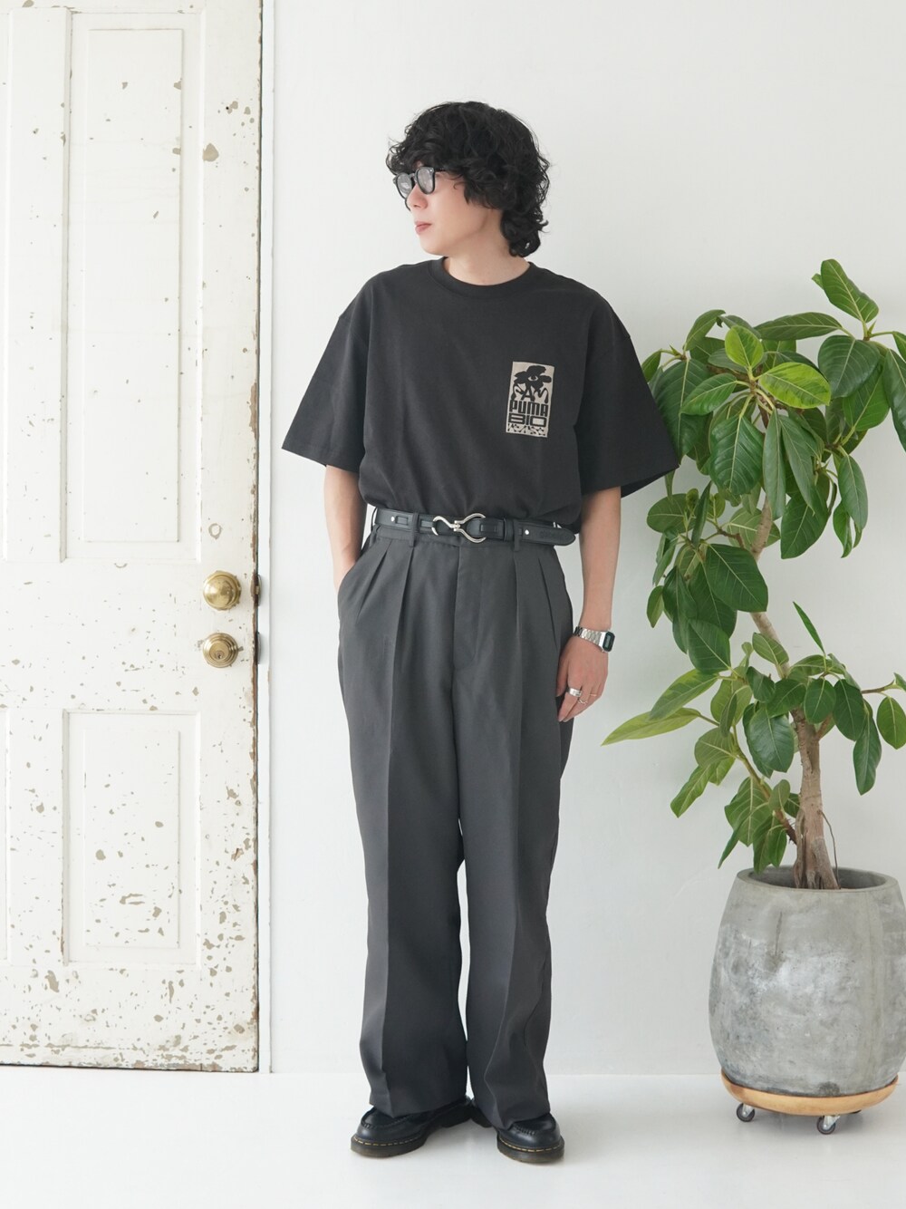 しゅんた｜WYM LIDNMのスラックスを使ったコーディネート - WEAR