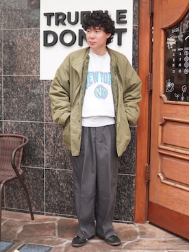 しゅんたさん（メンズ・172cm）の冬コーディネート