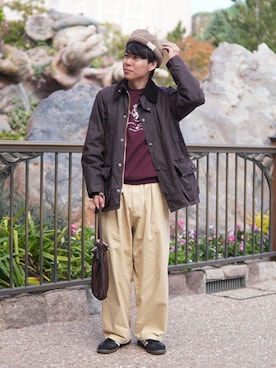 「MR.OLIVE(Eagle Of Independence)（イーグルオブインデペンデンス）のアイテム」を使った、しゅんたさん（メンズ・172cm）の秋コーディネート