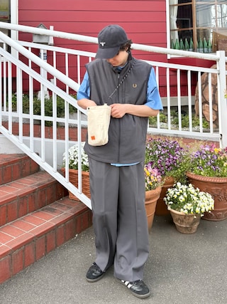 フレッドペリー　ナイロンベスト FRED PERRY（フレッドペリー）の「Nylon Gilet（ベスト）」 - WEAR
