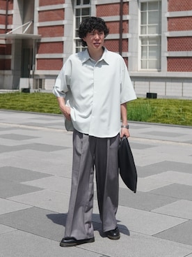 「epnok（エプノック）のアイテム」を使った、しゅんたさん（メンズ・172cm）の夏コーディネート