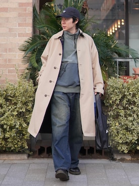 「アイテム（帽子）」を使った、しゅんたさん（メンズ・172cm）の冬コーディネート