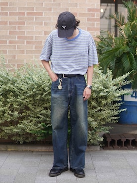 「FRED PERRY（フレッドペリー）のアイテム」を使った、しゅんたさん（メンズ・172cm）の秋コーディネート