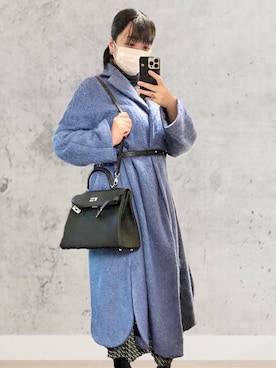 「ELENDEEK」｜「アイテム（その他アウター）」を使った、❄️雪穂❄️さん（レディース・160cm）の冬コーディネート