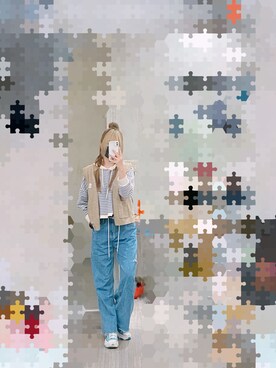 「CONVERSE（コンバース）のアイテム（その他シューズ）」を使った、nicoさん（レディース・170cm）の春コーディネート