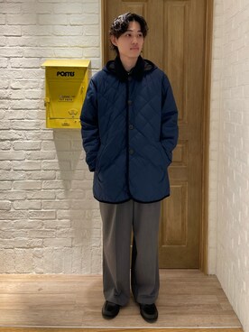 「TAION（タイオン）のアイテム（ブルゾン）」を使った、ミッチーさん（メンズ・173cm）の冬コーディネート