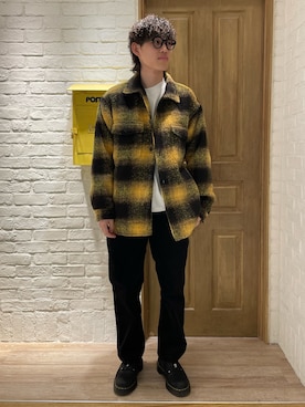 「FREDY&GLOSTER」｜「アイテム（ブルゾン）」を使った、ミッチーさん（メンズ・173cm）の冬コーディネート