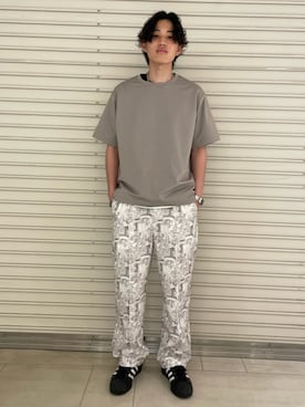 「GLOSTER（グロスター）のアイテム」を使った、ミッチーさん（メンズ・173cm）の夏コーディネート