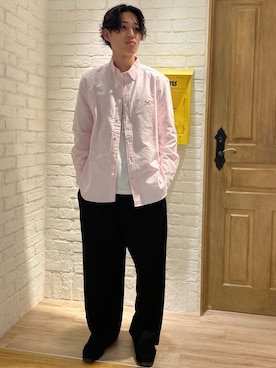 「GLOSTER（グロスター）のアイテム」を使った、ミッチーさん（メンズ・173cm）の春コーディネート