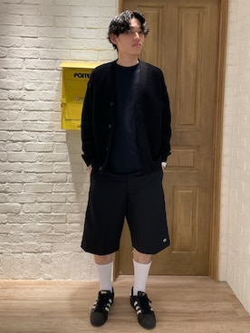 「GLOSTER（グロスター）のアイテム」を使った、ミッチーさん（メンズ・173cm）の春コーディネート