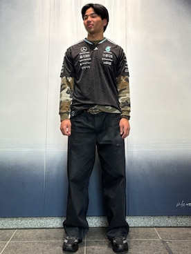 YJさん(メンズ・185cm)の冬コーディネート