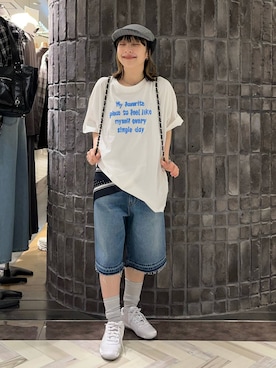 「eL（エル）のアイテム」を使った、ｃａｌｉｎさん（レディース・146cm）の春コーディネート