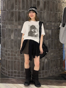 「JEANASIS（ジーナシス）のアイテム（パンツ）」を使った、calinさん（レディース・146cm）の春コーディネート